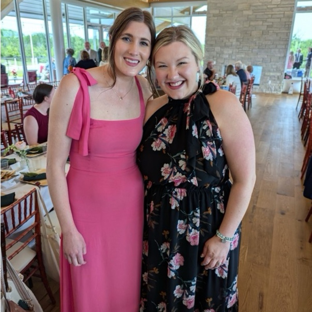 LIKE NEW REFORMATION Westerly Dress Pink Snapdragon 4